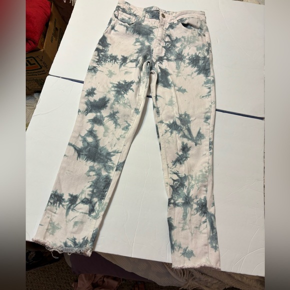 Tinseltown Tie Dye High Rise The Mom Jean Size 7 - Picture 1 of 10